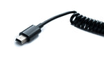 USB 2.0 Kabel 70 cm Mini B Stecker zu Micro B Stecker Spirale ausziehbar | System-S