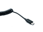 USB 2.0 Kabel 70 cm Mini B Stecker zu Micro B Stecker Spirale ausziehbar | System-S