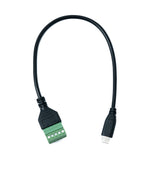 USB 3.1 Kabel 30 cm Typ C Stecker zu 5 polig Leiterplattenstecker Adapter Schwarz | System-S
