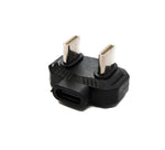 USB4 Y Adapter Typ C Stecker zu Stecker zu Buchse U Turn 180° Winkel 480Mbit/s USB 4.0 | System-S