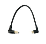 USB 3.1 Kabel 25 cm Typ C Stecker zu 3.0 Typ A Stecker Up Angled Winkel | System-S
