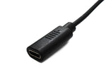 USB 3.1 Backpack Kabel 70 cm Typ C Stecker zu Buchse für Rucksack Ladeanschluss | System-S
