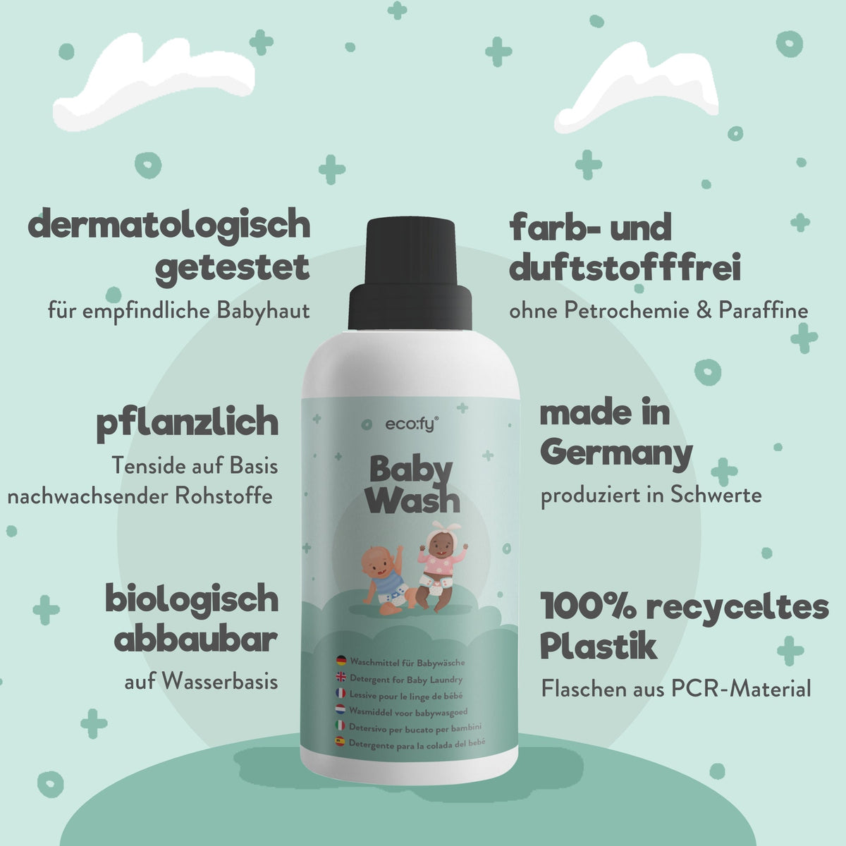 Waschmittel für Babywäsche