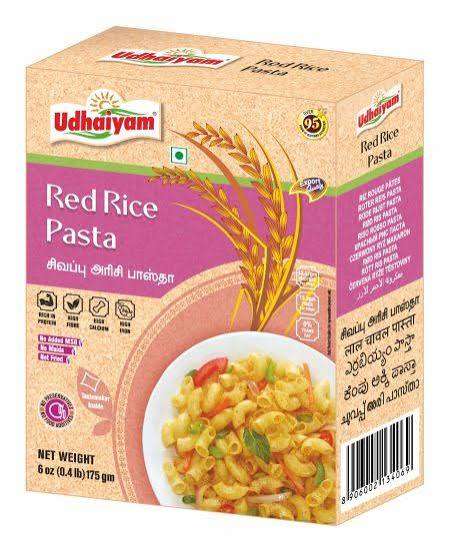 Udhaiyam Red Rice Millet Pasta 175g Namma Markt