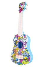 Ukulele "Graffiti" 17,5x7x53cm | Mehrfarbig