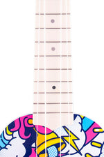 Ukulele "Graffiti" 17,5x7x53cm | Mehrfarbig
