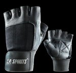 Fitness Handschuhe Leder mit Bandage - C.P. Sports F-5