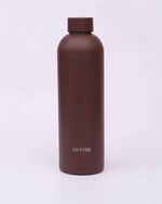 Isolierte Edelstahl Trinkflasche – Braun