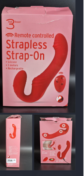 Triple Teaser Remote Controlled Strapless Strap-On, Neuware
