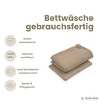 Bettwäsche Musselin – weich & gebrauchsfertig