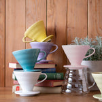 Hario Colour Edition V60-02 Keramik-Dripper (mit 40 Filtern)