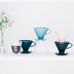 Hario Colour Edition V60-02 Keramik-Dripper (mit 40 Filtern)