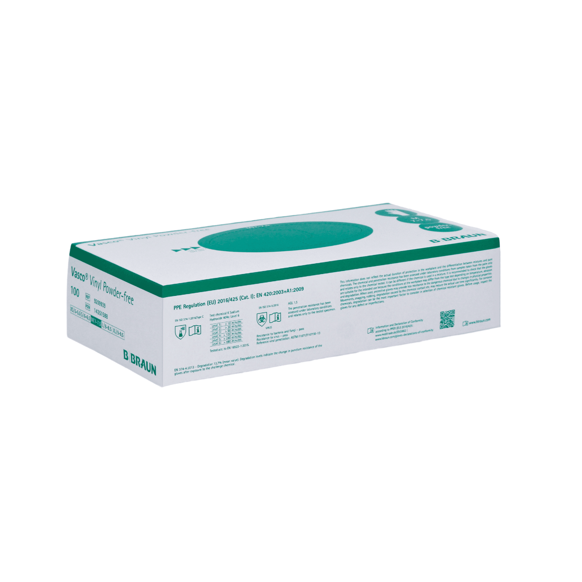 B. Braun Vasco® Vinyl Powder-free Einmalhandschuhe
