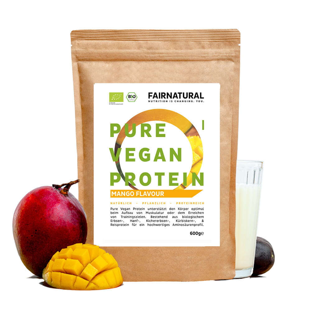 Bio Veganes Proteinpulver Mango ohne Soja Namma Markt