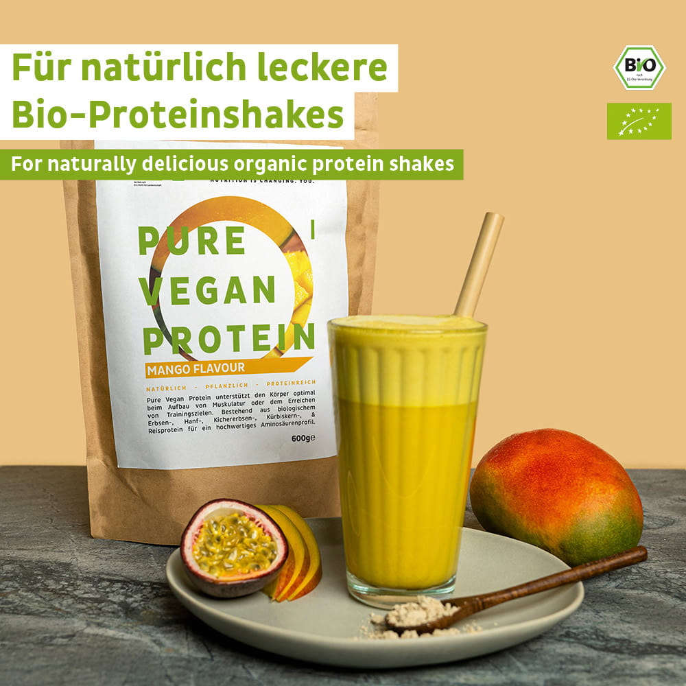 Bio Veganes Proteinpulver Mango ohne Soja Namma Markt