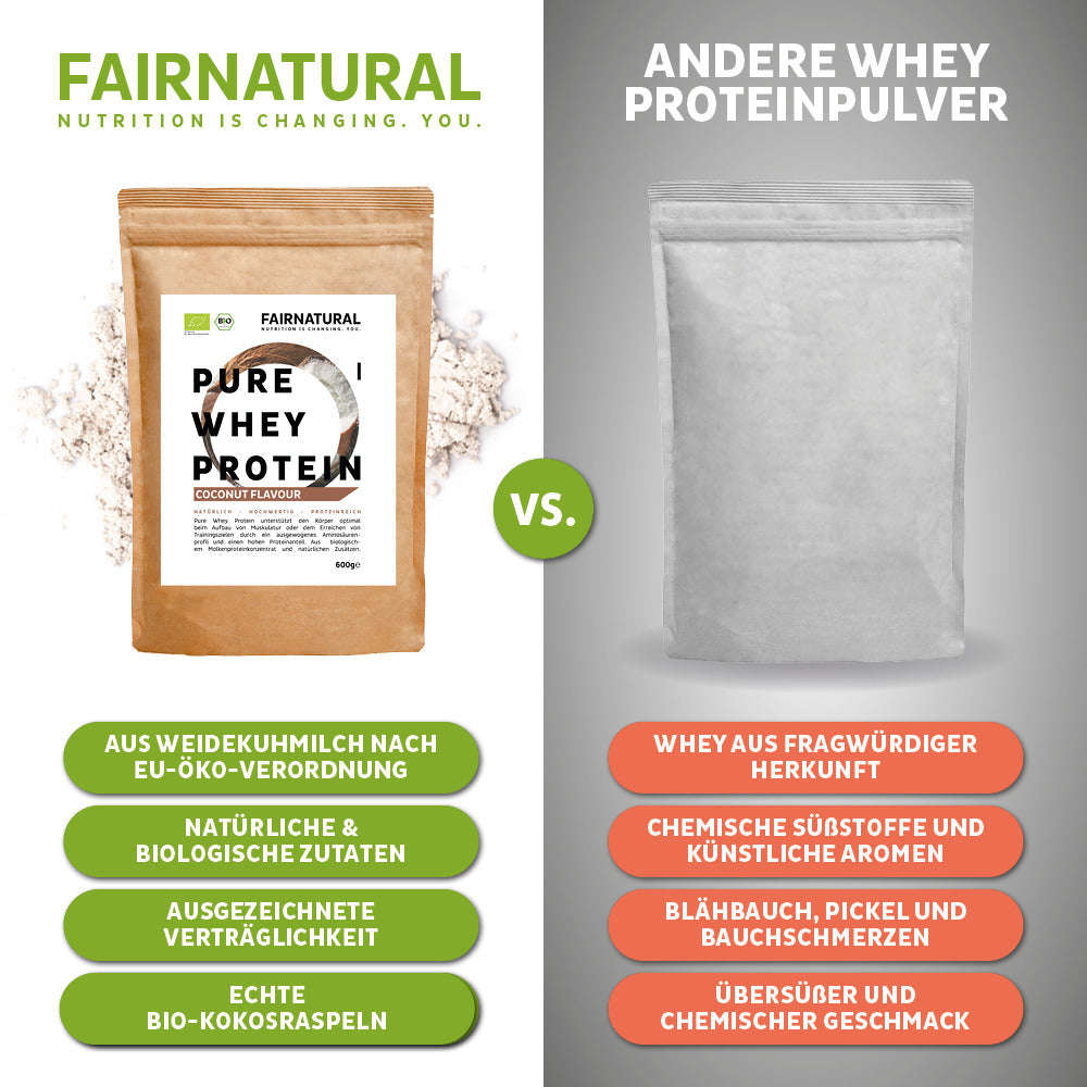 Bio Whey Protein Pulver Kokos Namma Markt
