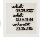 Verliebt, Verlobt, Verheiratet mit Rahmen