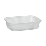 Starpak Verpackungsbecher PP eckig 125 ml transparent | Folie (100 Stück)