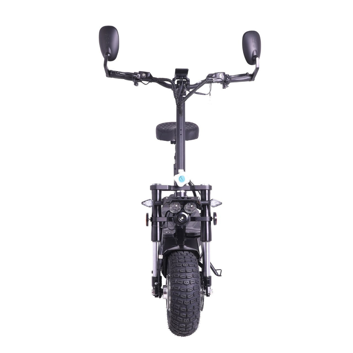 WANDLER A/E Schwarz – robuster Allrad Elektroroller 45 km/h mit Sitz