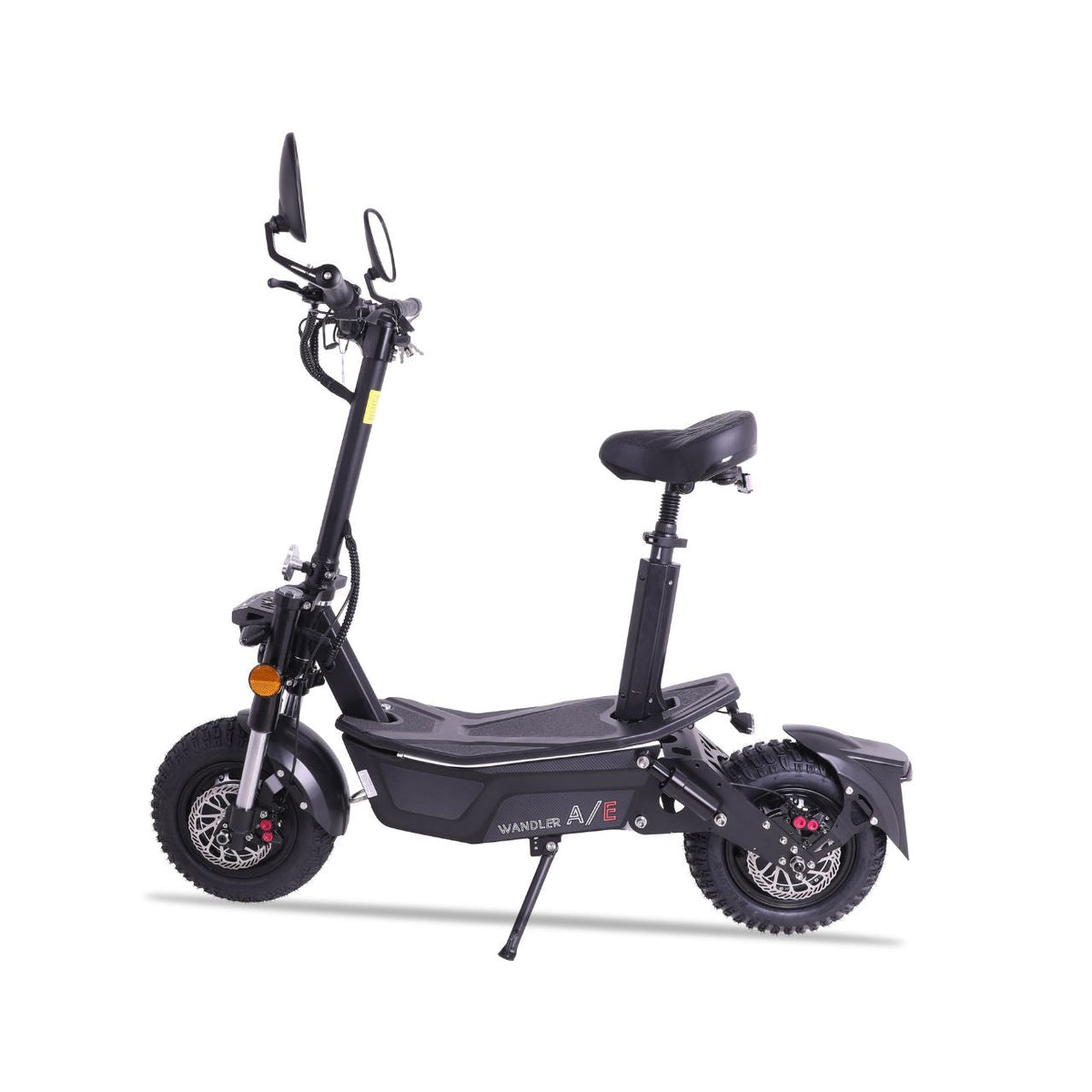 WANDLER A/E Schwarz – robuster Allrad Elektroroller 45 km/h mit Sitz