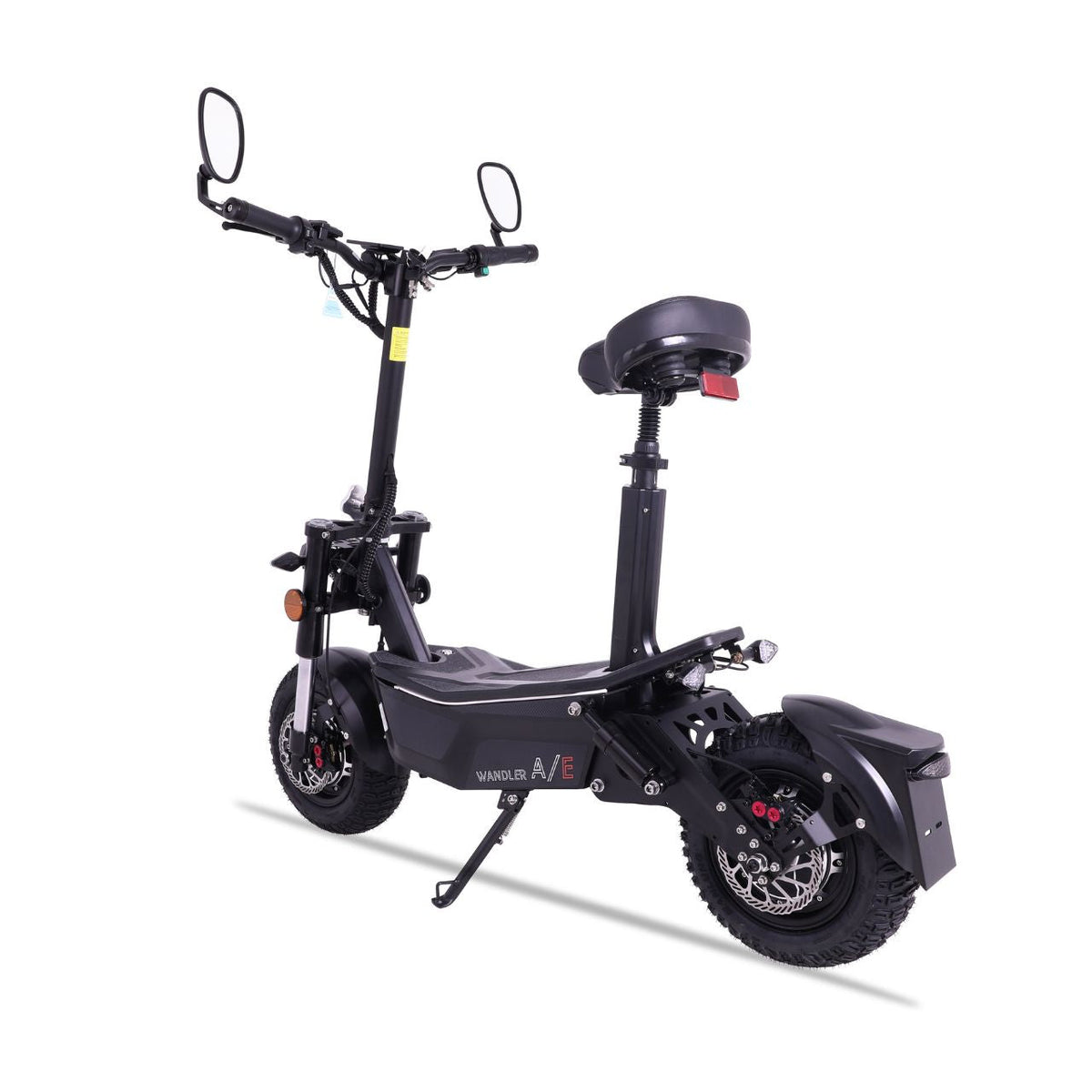 WANDLER A/E Schwarz – robuster Allrad Elektroroller 45 km/h mit Sitz
