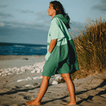 Travel Poncho Breese, Baumwolle Waffle Piquee