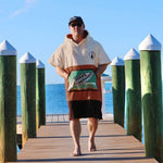Poncho Campeche, Baumwolle Velours Namma Markt