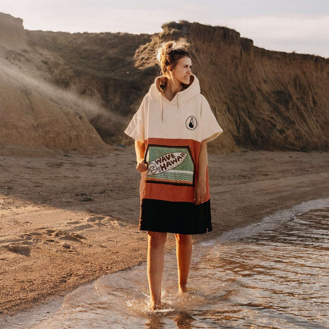 Poncho Campeche, Baumwolle Velours Namma Markt