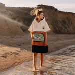 Poncho Campeche, Baumwolle Velours Namma Markt