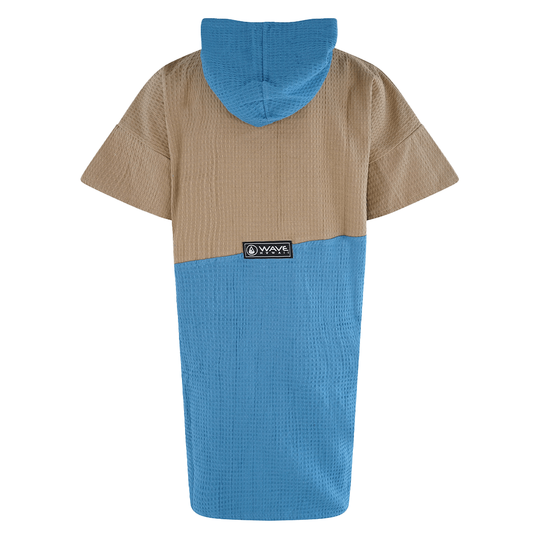 Travel Poncho Lighd, Baumwolle Waffle Piquee