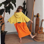 Poncho Beach, Baumwolle Velours