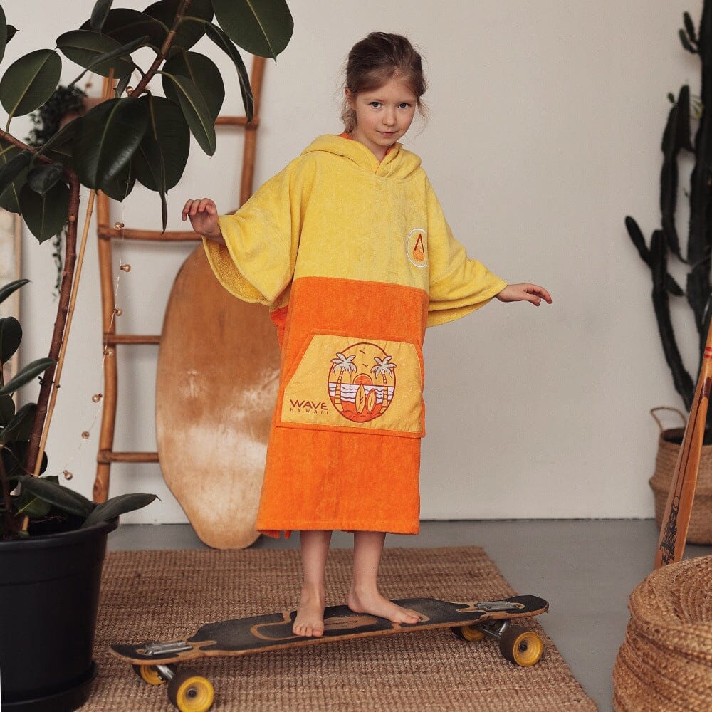 Poncho Beach, Baumwolle Velours