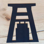 Wandbild Förderturm