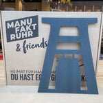 Wandbild Förderturm