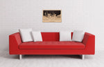 3D Wandbild aus Holz Skyline Hamburg 2017