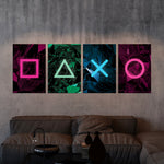 Wandtattoo Spielkonsole für Gamer