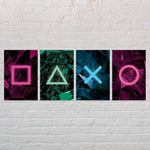 Wandtattoo Spielkonsole für Gamer