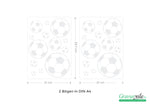 Wandsticker Set Fußball