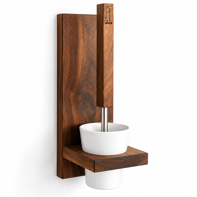 Toilettenbürstenhalter LARA aus Holz