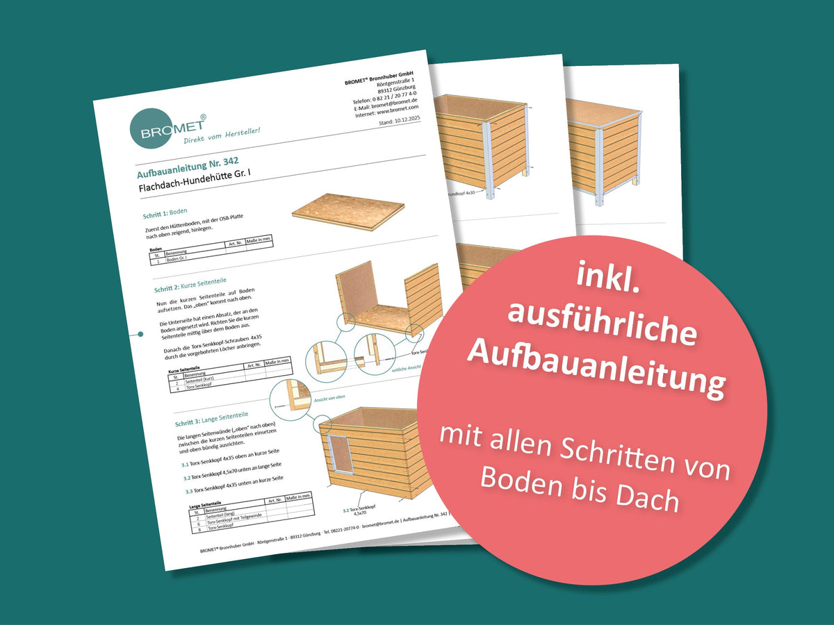 Flachdach-Hundehütten | Hundehütten für den Innenbereich
