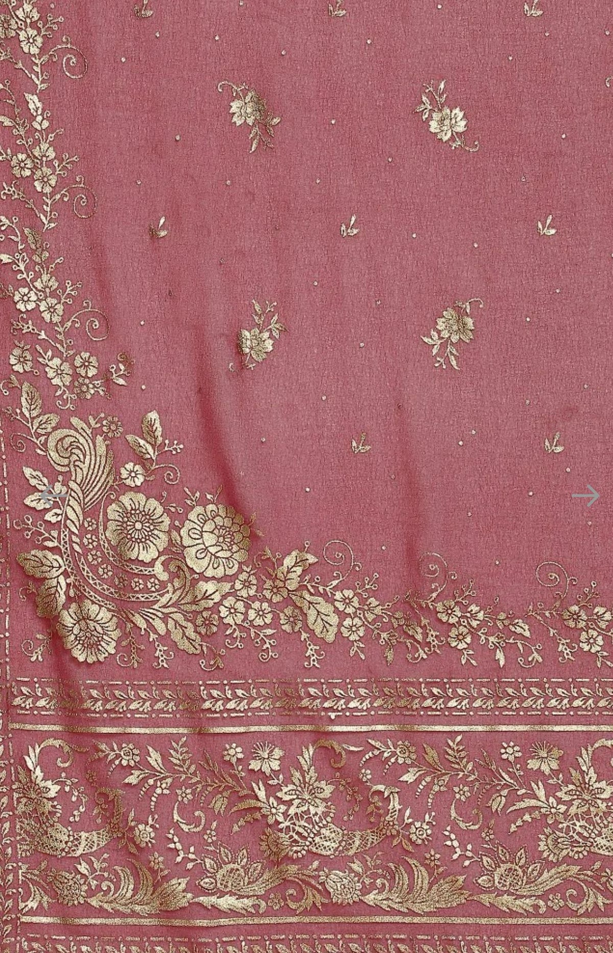 Red Printed Top Skirt Dupatta Set in Berlin