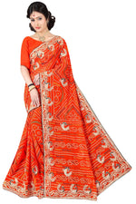 Rajasthani Chunri Saree With Gotta Work in Berlin