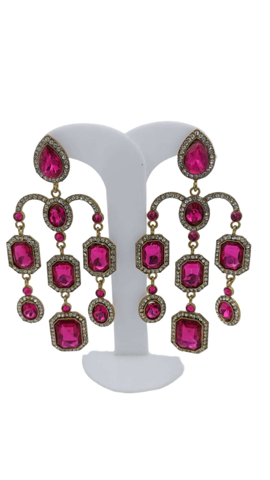 Designer Kundan Stone Studded Jhumka Golden Earrings in Berlin Namma Markt
