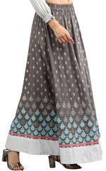 Grey Printed Skirt in Berlin