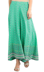 Green Printed Palazzos in Berlin