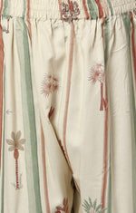 Embroidered kurta With Printed Pants And Dupatta in Paris