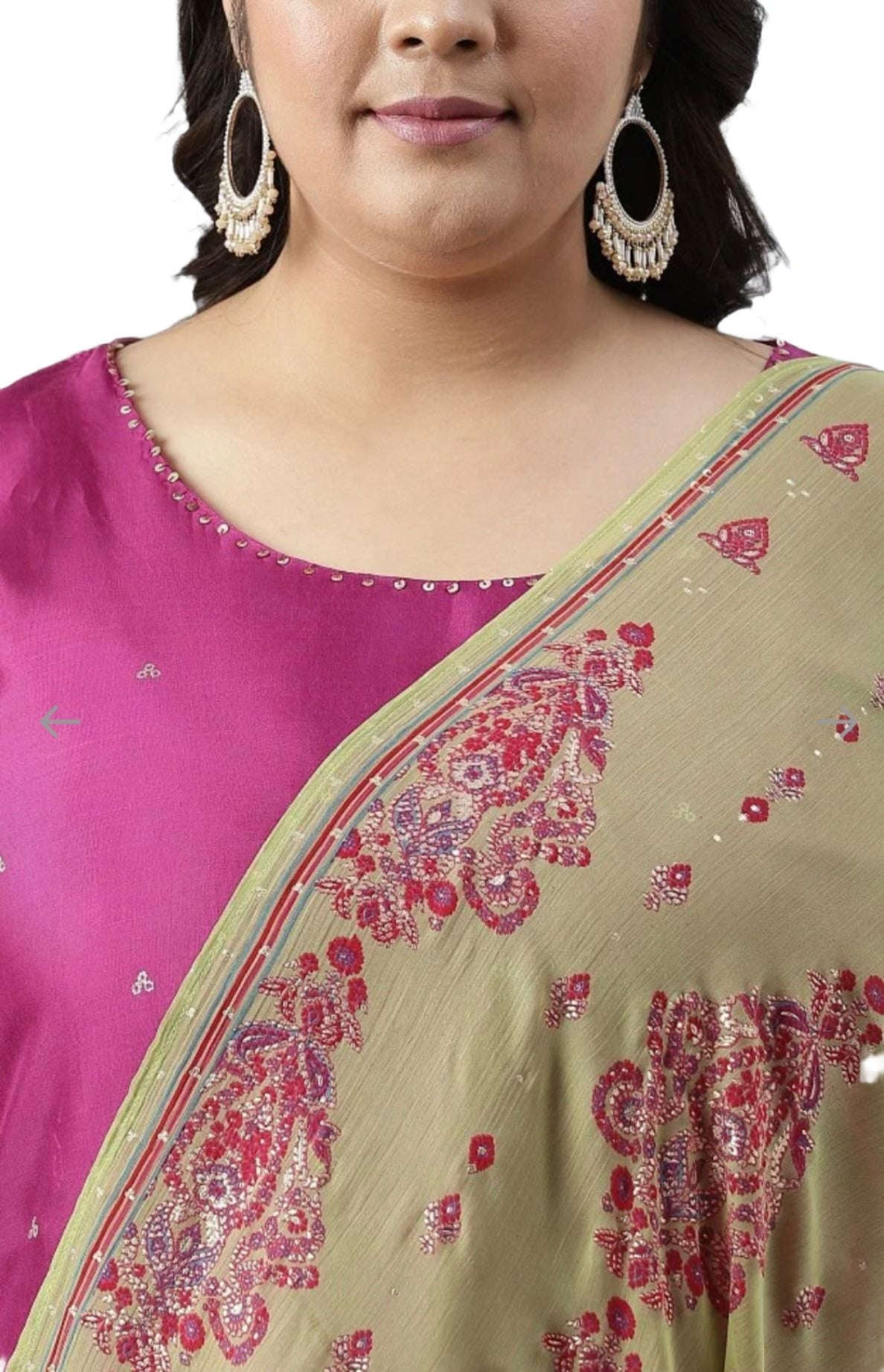 Pink Embroidered kurta With Parallel Pants And Dupatta in Germany Namma Markt
