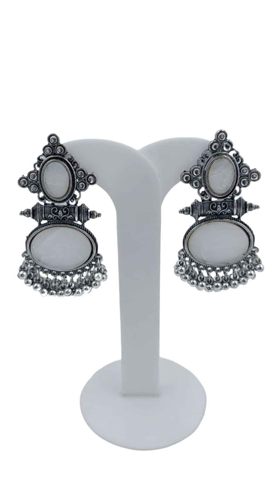 Classic Artificial Stones Studded Drop Earrings in Berlin