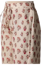 Beige All-Over Printed Parallel Pant in Paris