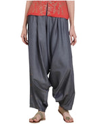 Women Flared Blue Polycotton Trousers in Germany